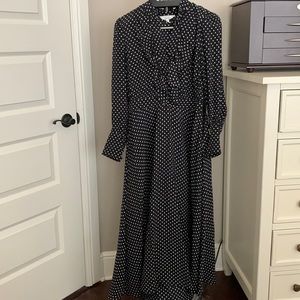 & Other Stories, long black and white printed dress